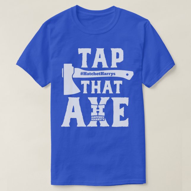 T-shirt Appuyez sur la touche Ax Ax Throwing 2 (Design devant)