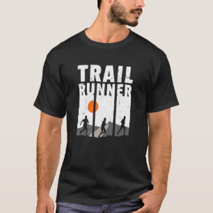 T-shirt Appuyez Sur La Trail Ultra Trail En Cours
