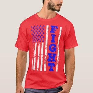 T-shirt Apraxia Awareness Flag 4 juillet drapeau américain