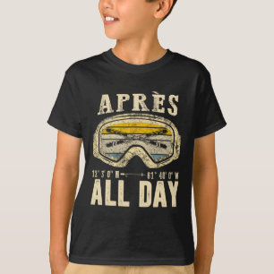 T-shirt Apres All Day Winter Sports Apres Ski Lover Skiing