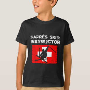T-shirt Apres Instructeur de ski Partie Amusement tenue hi