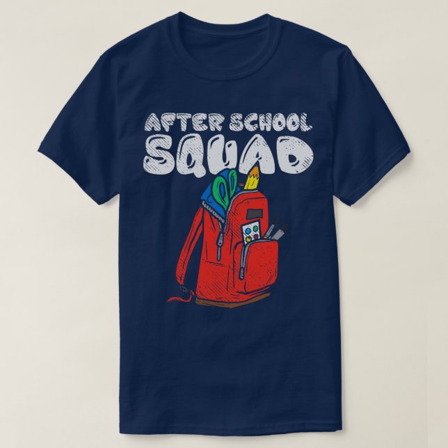 T-shirt Après l'école (Design devant)