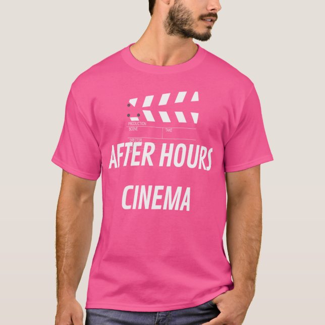 T-shirt Après les heures Cinéma (Devant)
