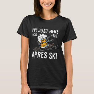 T-shirt Apres Ski Funny Skier Hiver Sport Ski Cadeau