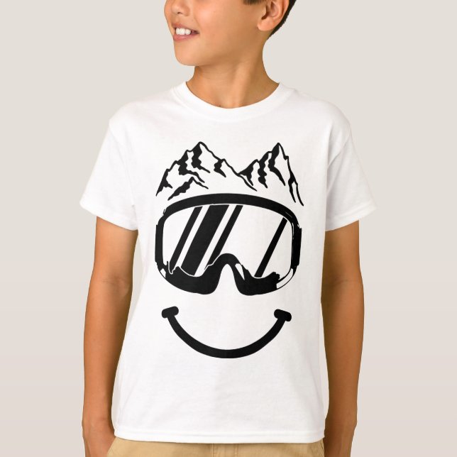 T-shirt Apres Ski Snowboard Snowmobile Funny Ski Snowmo (Devant)