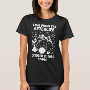T-shirt APRÈS-VIE Haunted Rock Vibes – Nuit de groupe effr