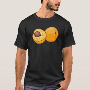 T-shirt Apricot Fruit Food Vegetarian Vegetarian
