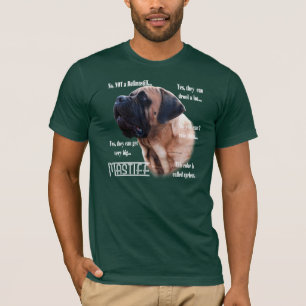 T-shirt Apricot Mastiff FAQ chemise noire