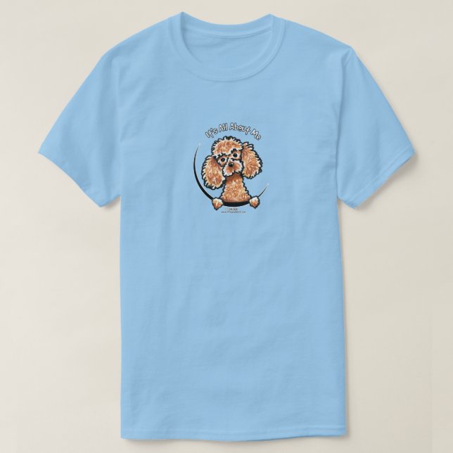T-shirt Apricot Toy Poody C'Est Tout Sur Moi (Design devant)