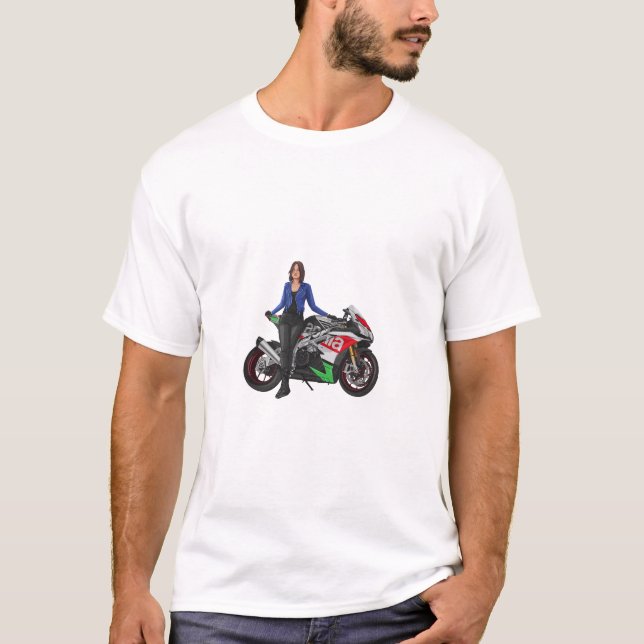 T-shirt Aprilia tuono V4 (Devant)