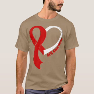 T-shirt APS Maladie Sensibilisation Les gens Aiment Coeur 