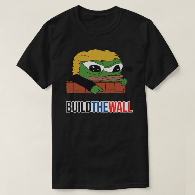 T-shirt Apu Apustaja Trump construire le mur L'aide (mur (Design devant)