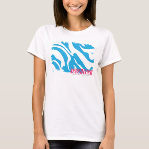 T-shirt Aqua 4 de zèbre
