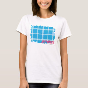 T-shirt Aqua 4 plaid
