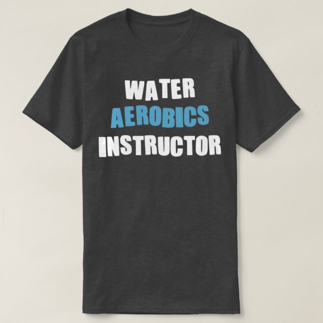 T-shirt Aqua Aerobics instructeur Cadeaux pour l'aquagym (Design devant)