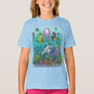 T-shirt Aqua Babies