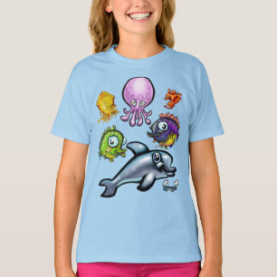T-shirt Aqua Babies