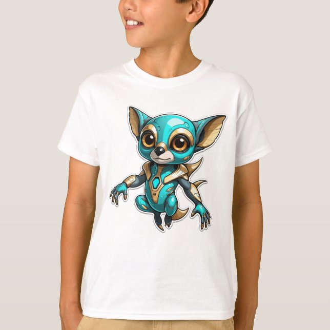 T-shirt Aqua Cute (Devant)