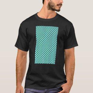 T-shirt Aqua Et B, Motif géométrique Polkadot des années 1