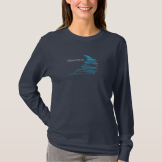 T-shirt Aqua pas droit de Dreamin'_ de Lines_California