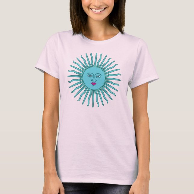 T-shirt Aqua Sun Love (Devant)