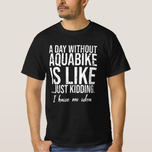 T-shirt Aquabike drôle idée cadeau sport