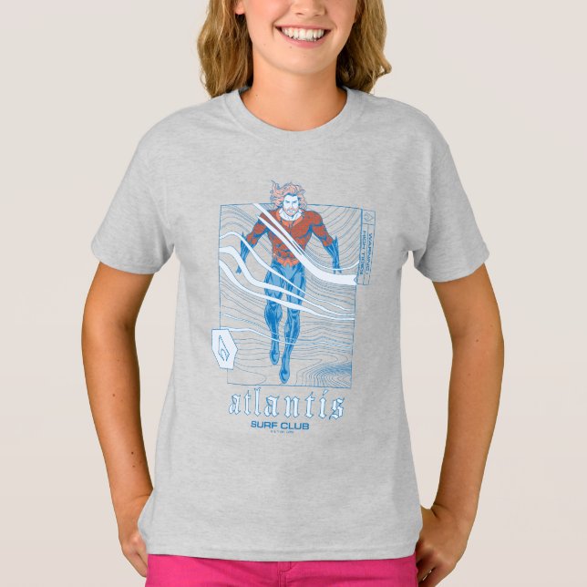T-shirt Aquaman - Atlantis Surf Club (Devant)