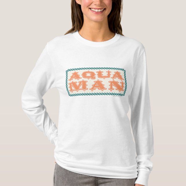T-shirt Aquaman C'est Showtime ! Lettres (Devant)