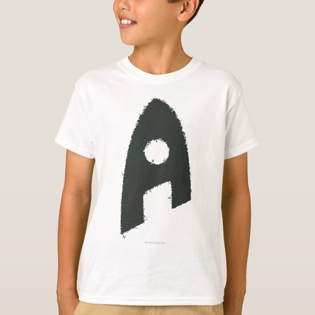 T-shirt Aquaman Grunge 'A' (Devant)