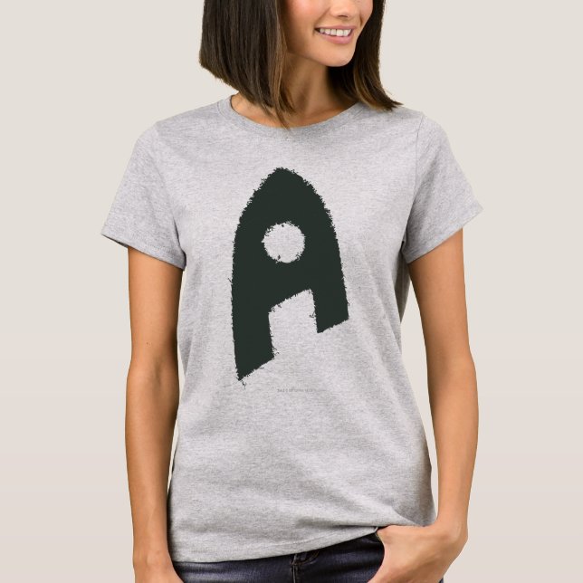 T-shirt Aquaman Grunge 'A' (Devant)