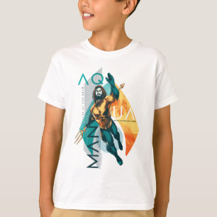 T-shirt Aquaman Modernist Aquaman Collage