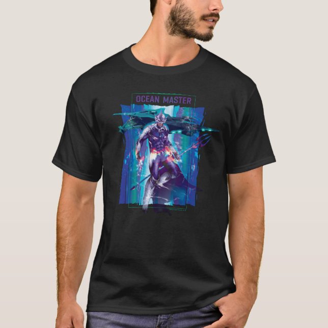 T-shirt Aquaman | Ocean Master King Orm Refractionné Graph (Devant)