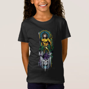 T-Shirt Aquaman   Panneau Art Nouveau réversible Orin & O