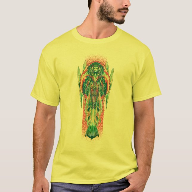 T-shirt Aquaman | Queen Fisherman Art Nouveau Panel (Devant)