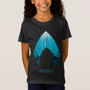T-Shirt Aquaman   Voir par Aquaman Logo Ocean Graphic