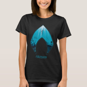 T-shirt Aquaman Voir par Aquaman Logo Ocean Graphic