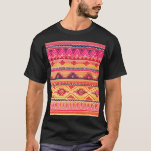 T-shirt Aquarelle africaine, motif dynamique