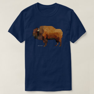 T-shirt Aquarelle American Buffalo (Bison)