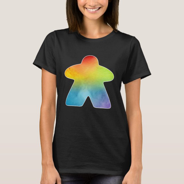 T-shirt Aquarelle arc-en-ciel (Devant)