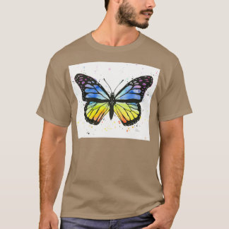 T-shirt Aquarelle arc-en-ciel