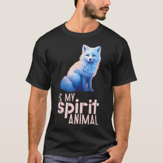 T-shirt Aquarelle Arctic Fox est mon animal Spirit