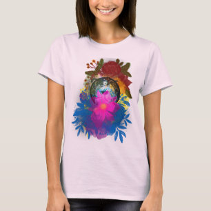 T-shirt Aquarelle Art Nouveau Abstrait