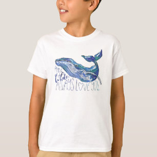 T-shirt Aquarelle Baleine - I Whale Toujours Vous Aimez