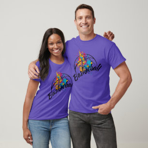 T-shirt Aquarelle Basketball femmes