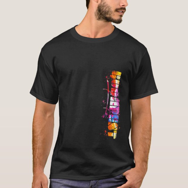 T-shirt Aquarelle Budapest Budapest Lettres (Devant)