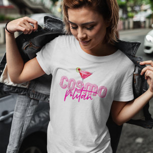 T-shirt Aquarelle Cosmopolite Custom Cocktail Recette