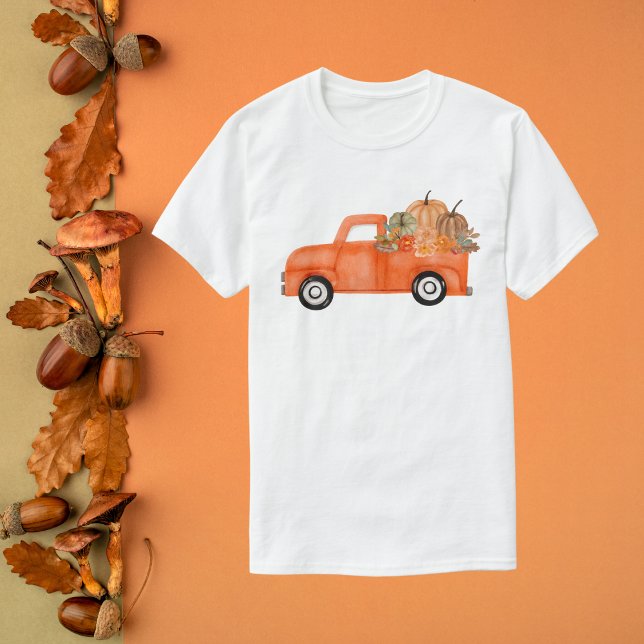 T-shirt Aquarelle de camion de récolte (Créateur téléchargé)