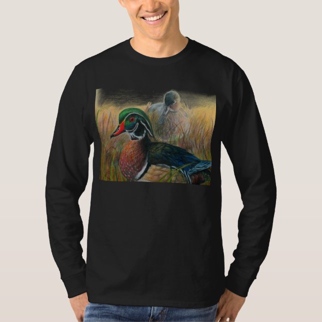 T-SHIRT AQUARELLE DE CANARD (Devant)