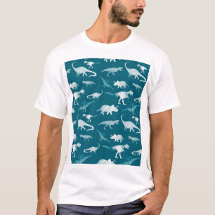 T-shirt Aquarelle de dinosaure : Motif textile
