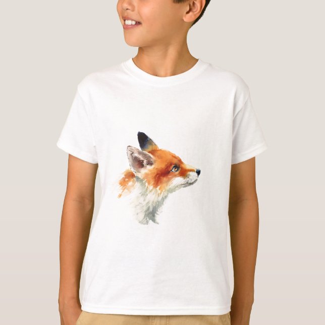 T-shirt Aquarelle de Fox (Devant)